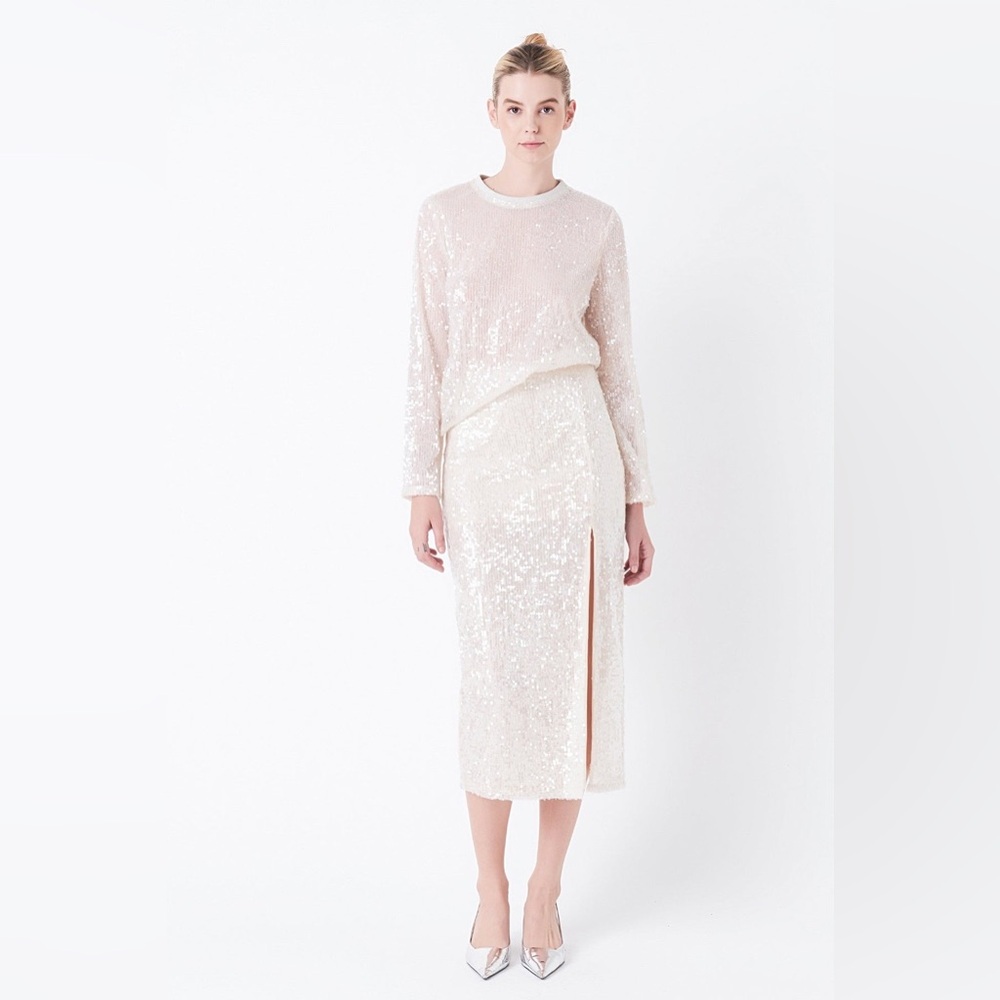 Grey Lab Skirt and top set